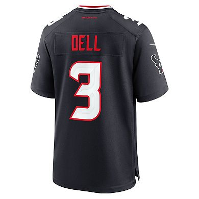 Men's Nike Tank Dell Navy Houston Texans Game Jersey