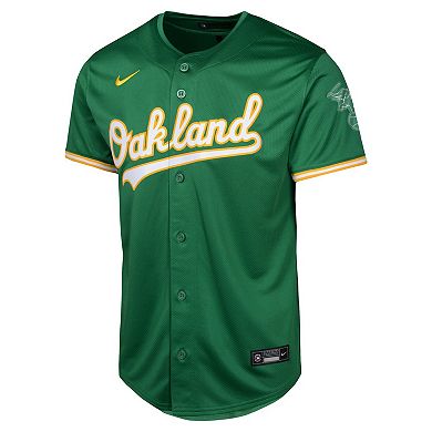 Youth Nike Green Oakland Athletics Alternate Limited Jersey