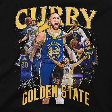 Unisex Stadium Essentials Stephen Curry Black Golden State Warriors Player Crossroads T-Shirt