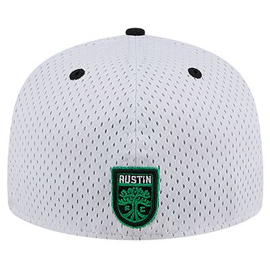 Men's New Era Gray Austin FC Throwback Mesh 59FIFTY Fitted Hat