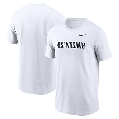 Men's Nike White West Virginia Mountaineers Primetime Evergreen Wordmark T-Shirt