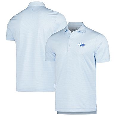 Men's johnnie-O Light Blue Cincinnati Reds Father's Day Lyndon Polo