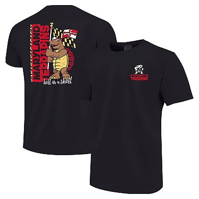 Youth Black Maryland Terrapins Hyperlocal Comfort Colors T-Shirt