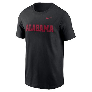 Men's Nike Black Alabama Crimson Tide Primetime Evergreen Wordmark T-Shirt