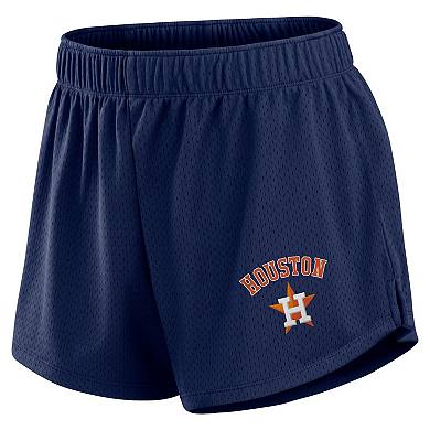 Women's Fanatics Navy Houston Astros Mesh Shorts