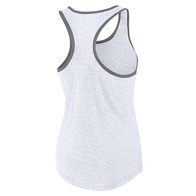 Women's  Fanatics White Los Angeles Chargers Fuel Racerback Tank Top