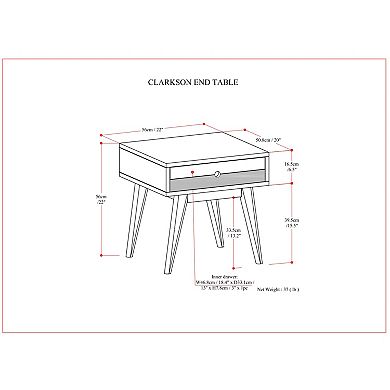 Simpli Home Clarkson End Table