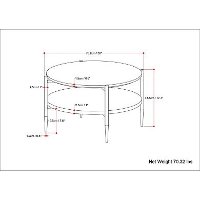 Simpli Home Wagner Coffee Table