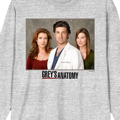 Men's Grey's Anatomy Character Long Sleeve Graphic Tee