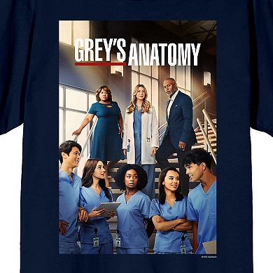 Men's Greys Anatomy Characters Graphic Tee