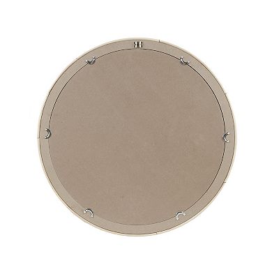 Martha Stewart Luna Natural Rattan Round Wall Mirror