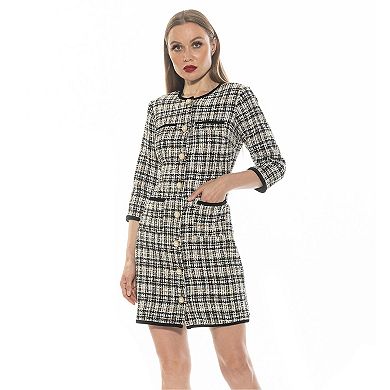 Women's ALEXIA ADMOR Kairo Tweed Dress