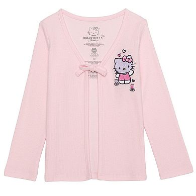 Girls 4-12 3-Piece Hello Kitty Cami, Cardigan & Pants Set