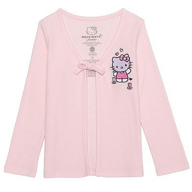 Baby and Toddler Girl Hello Kitty 3-pc. Cardigan, Cami & Bottoms Set