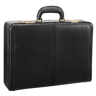 McKlein Reagan Leather 18-inch Leather Attache Briefcase