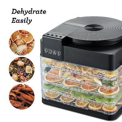 Elite Cuisine Digital Food Dehydrator with 5 Trays