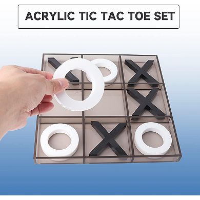 12" Acrylic Tic-Tac-Toe Game Set