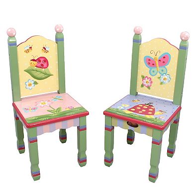 Fantasy Fields Magic Garden Kids Table & Chairs Set
