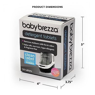 Baby Brezza Bottle Washer Pro 120 pack Detergent Tablets