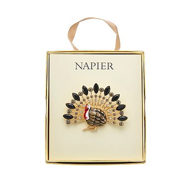 Napier Gold Tone Turkey Pin