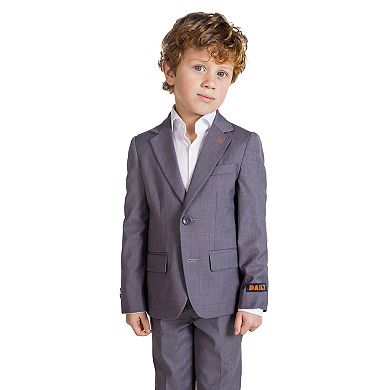 Boys 2-8 OppoSuits Daily 3-Piece Suit Set - Dark Grey