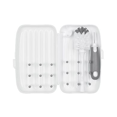 OXO Tot On-the-Go Drying Rack & Bottle Brush