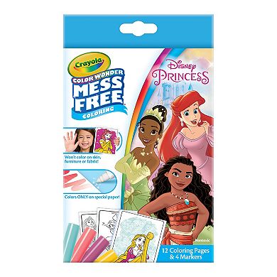 Disney Princess Color Wonder Mini Box Markers & Paper Set by Crayola