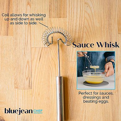 Blue Jean Chef 5-piece Stainless-steel Whisk Set