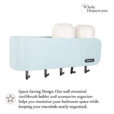 Toothbrush Holder Wall Mounted Bathroom Accessories