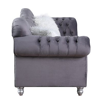 Morden Fort Velvet Sofa Chair, Camel Back Luxurious Living Room Accent Chair, Reading Chair