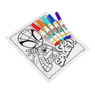 Crayola Color Wonder Spidey & Friends Markers & Coloring Book Set