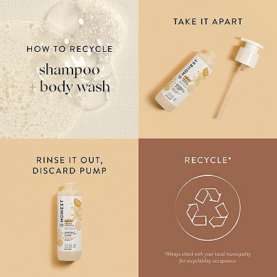 The Honest Company 2-in-1 Shampoo & Body Wash - 18 oz.