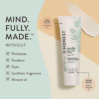 The Honest Company Sensitive Fragrance Free Face and Body Lotion