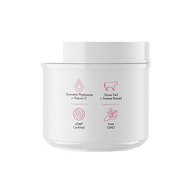 Codeage Liposomal Collagen Peptides Powder + Vitamin C, Quercetin Phytosome, Phospholipids, 14.97 Oz