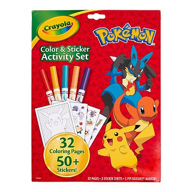 Crayola Pokemon Color & Sticker Activity Set