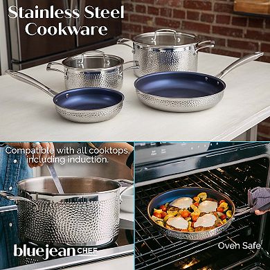 Blue Jean Chef 6-piece Stainless Steel Cookware Set