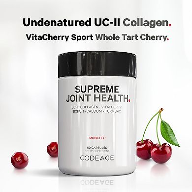 Supreme Joint Health, Uc-ii® Collagen, Vitacherry® Sport, Turmeric, Bromelain, Boswellia, 60 Ct