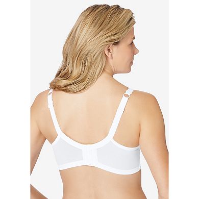 Comfort Choice Women's Plus Size Stay-cool Wireless  T-shirt Bra