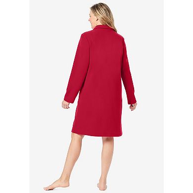 Only Necessities Women's Plus Size Fleece Robe