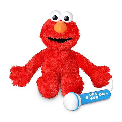 Singing Machine Sesame Street Elmo Plush Karaoke Crew Backpack with Built-In Working Microphone