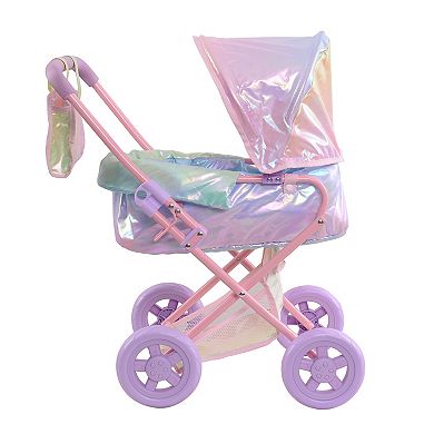 Olivia's Little World Magical Shimmer 2-in-1 Doll Stroller