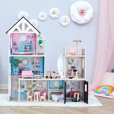 Olivia's Little World 3-Story Dreamland Dollhouse with Elevator