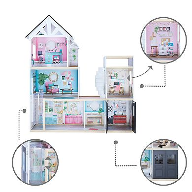 Olivia's Little World 3-Story Dreamland Dollhouse with Elevator