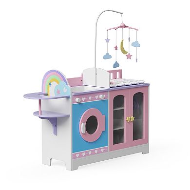 Olivia's Little World Wooden Baby Doll Changing Station