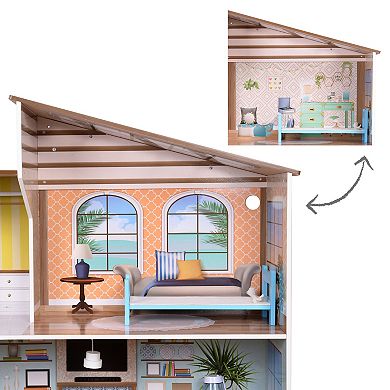 Olivia's Little World 3-Story Wooden Dollhouse