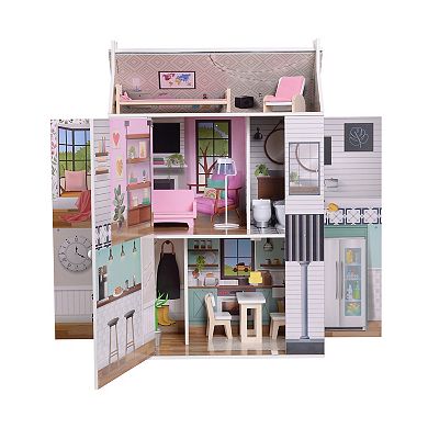 Olivia's Little World 3-Story Wooden Doll House