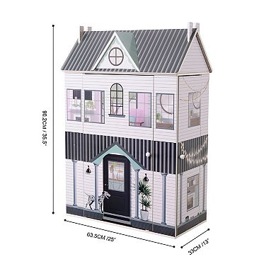 Olivia's Little World 3-Story Wooden Doll House