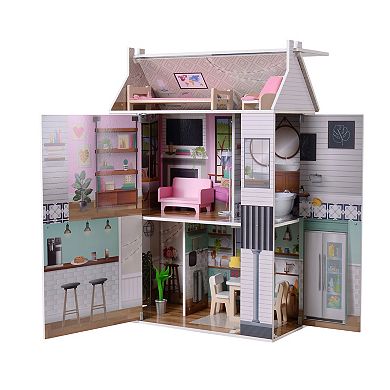 Olivia's Little World 3-Story Wooden Doll House