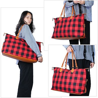 Women's, Weekend Overnight Tote Bags With Shoulder Handles