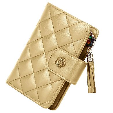 Women's, Pu Leather Clutch With Credit Card Holder, Id Card Purse